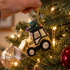 Golden Digger With Christmas Tree Bauble