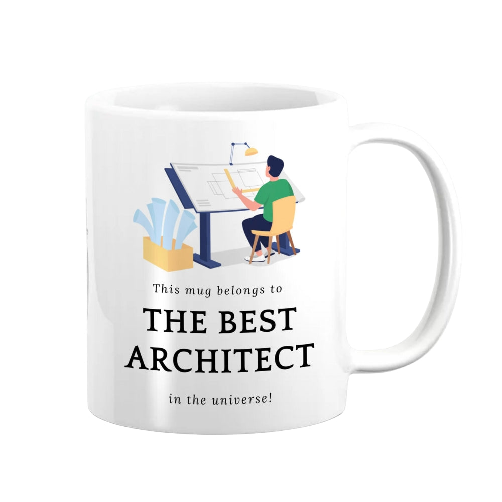Personalised Architect Mug Ceramic Coffee Cup