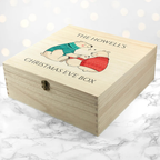 Personalised Polar Bear Christmas Eve Box