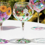 Hand-Painted Ladybird Gin Glass