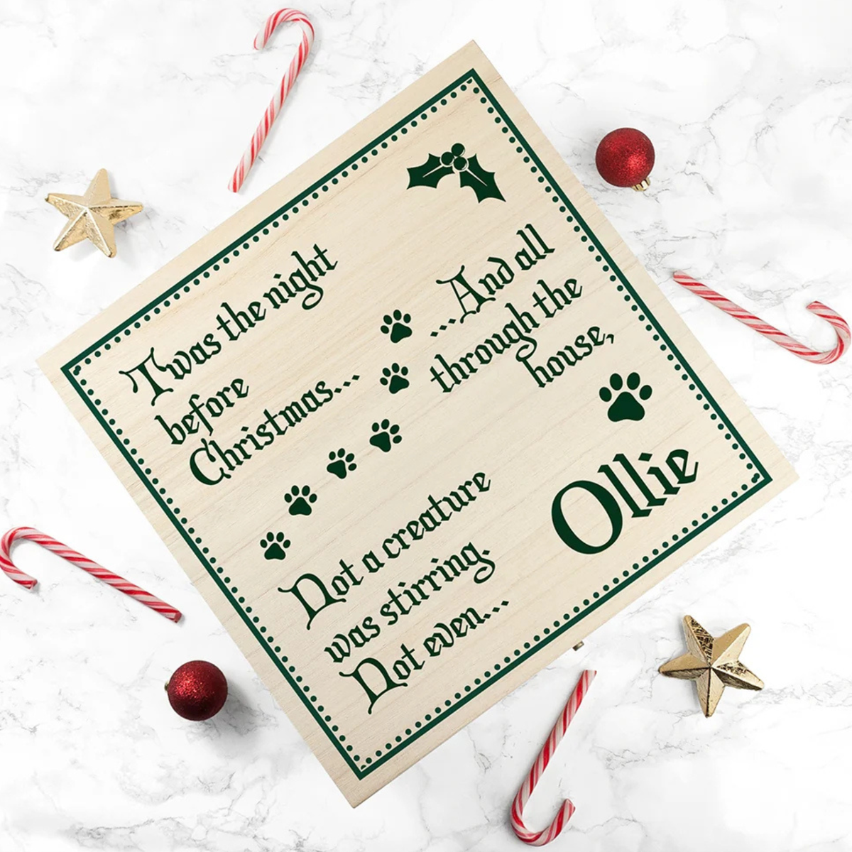 Personalised Pet's 'Twas the Night Before Christmas Eve Box