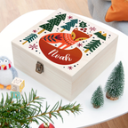 Personalised Scandi Fox Christmas Eve Box