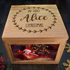 Personalised My First Christmas Memory Box