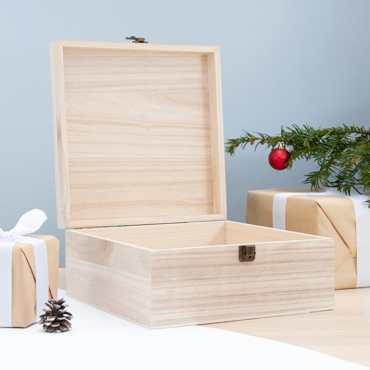 Personalised Playing Reindeers Christmas Eve Box