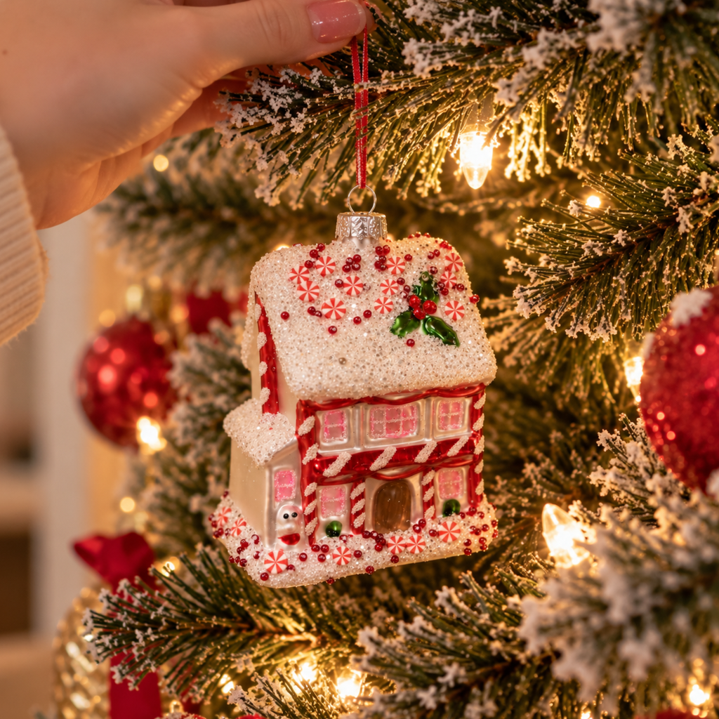 Fairytale Gingerbread House Christmas Bauble