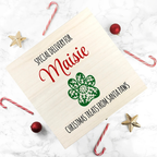 Personalised Pet Paw Christmas Treats Box