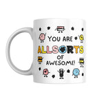 Personalised Allsorts of Awesome Mug