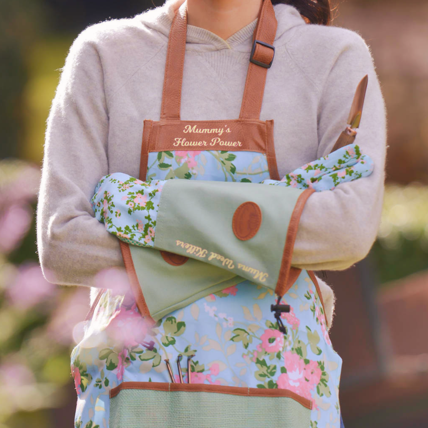 Personalised Floral Gardening Apron