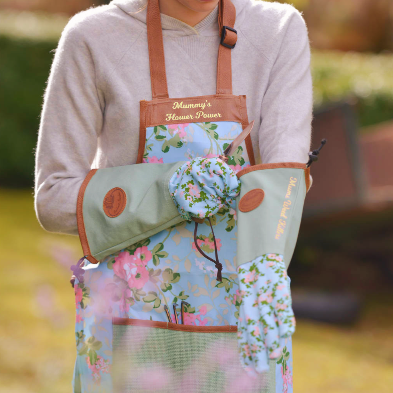 Personalised Floral Gardening Apron