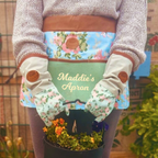 Personalised Floral Gardening Apron