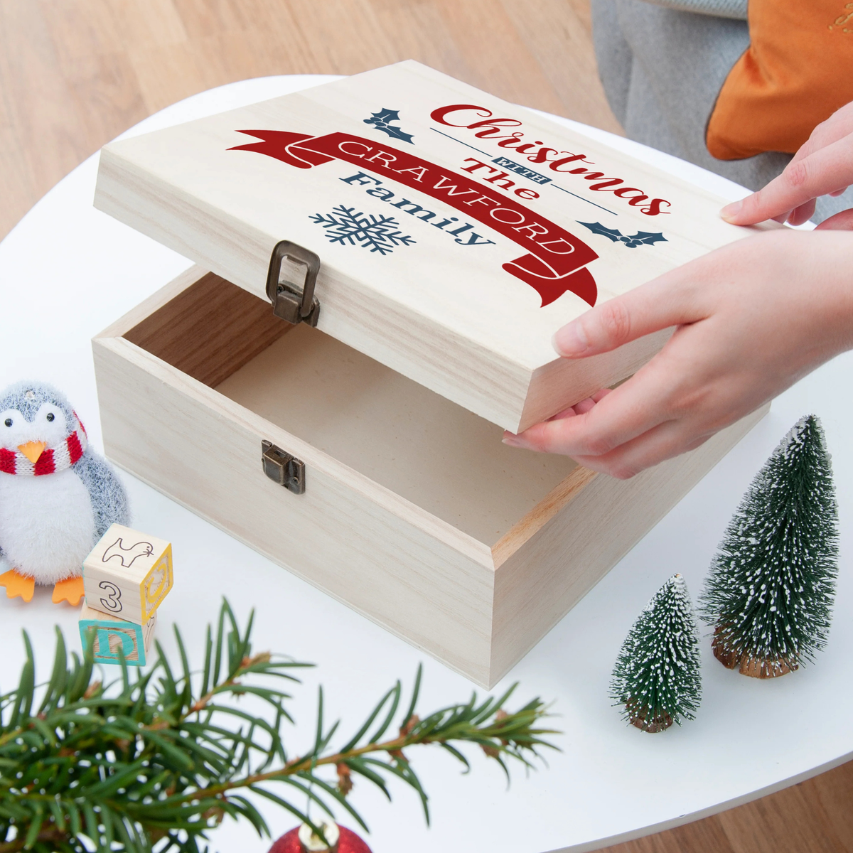 Personalised Family Christmas Eve Box