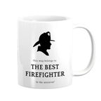 Personalised Best Firefighter Mug