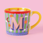 Bright Bold Groovy Letter Mug