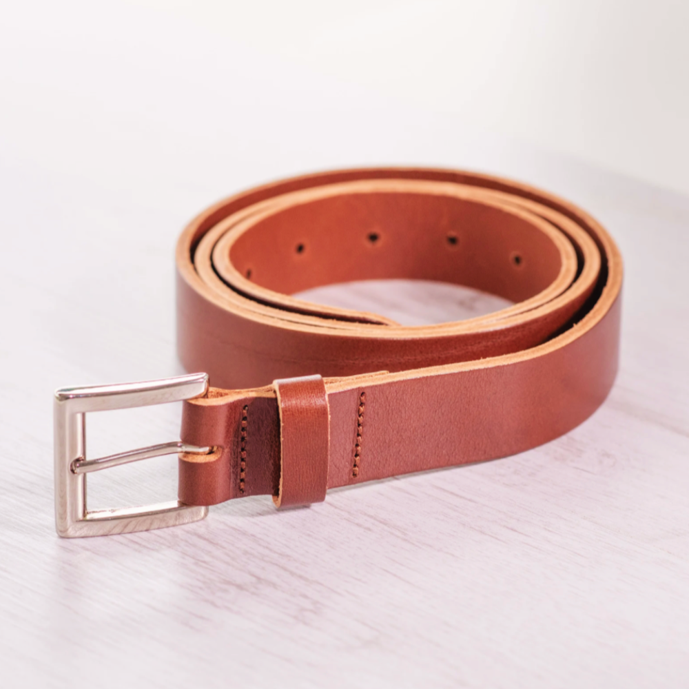 Personalised Leather Belt with Secret Message