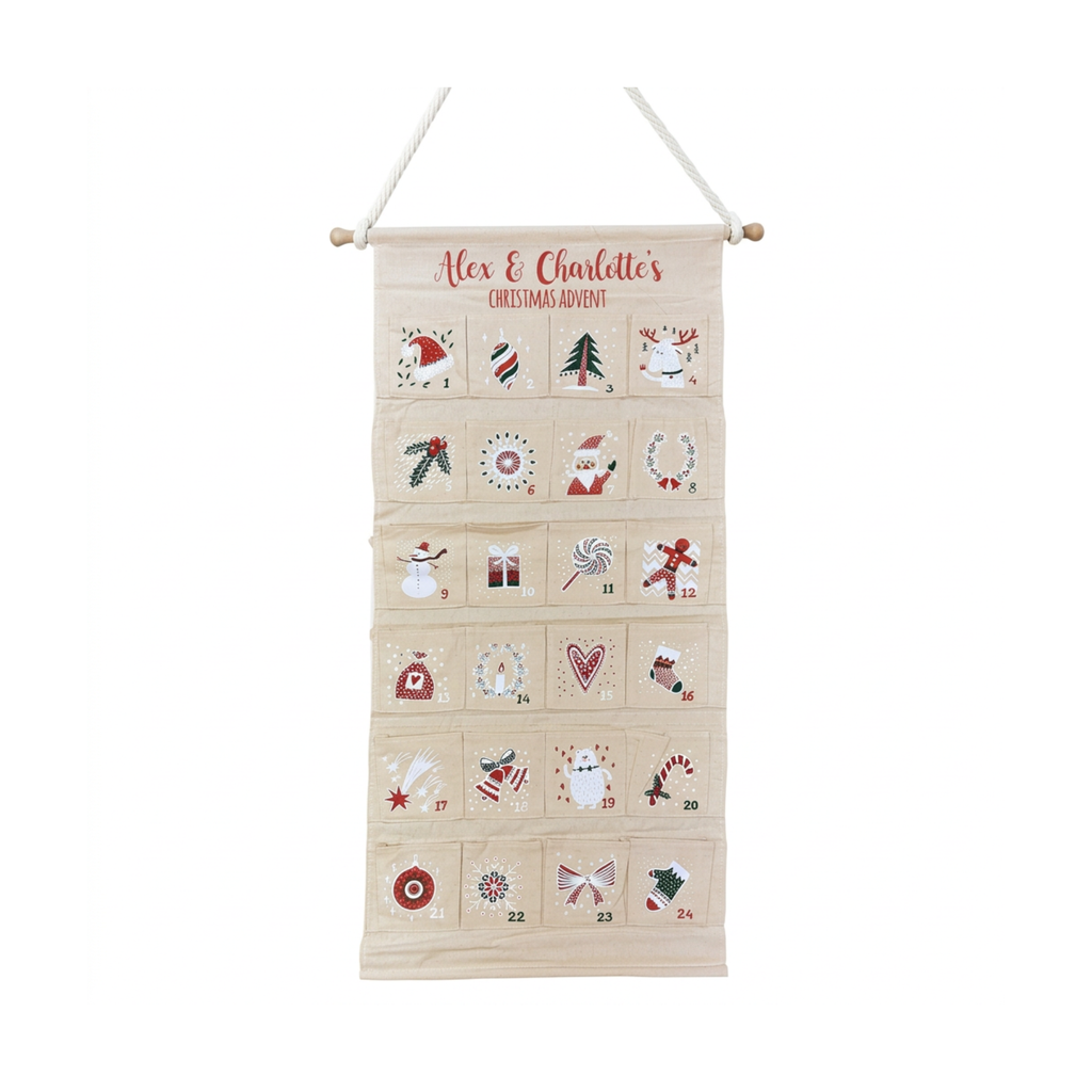 Personalised Fabric Advent Calendar