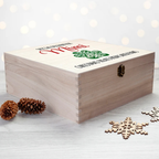 Personalised Pet Paw Christmas Treats Box