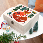 Personalised Scandi Fox Christmas Eve Box