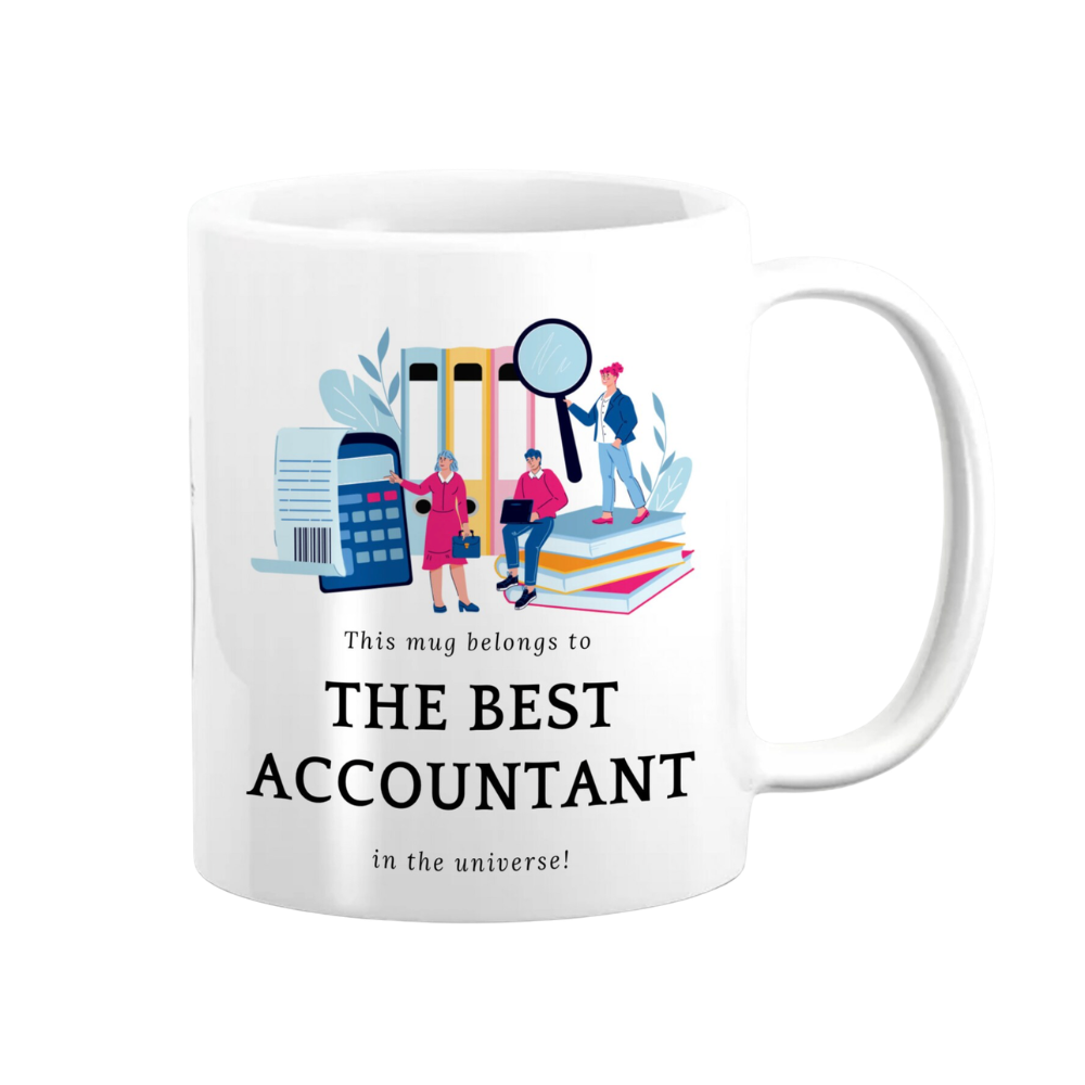 Personalised Best Accountant Mug