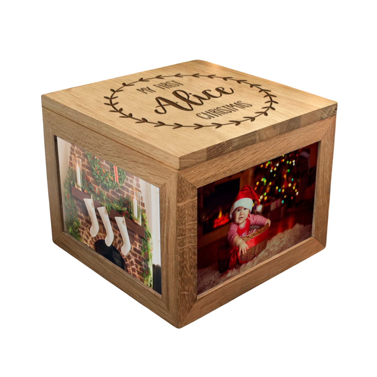 Personalised My First Christmas Memory Box
