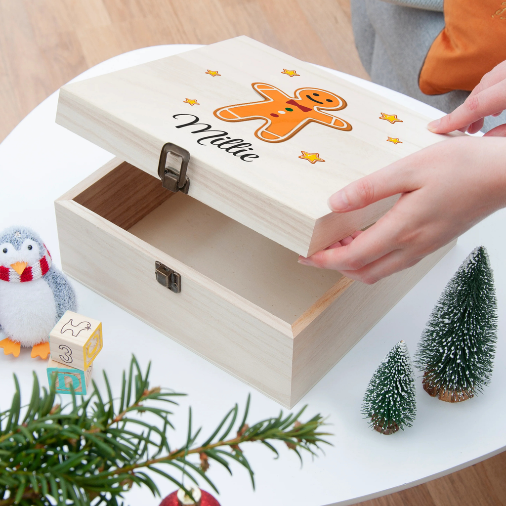 Personalised Gingerbread Man Christmas Eve Box