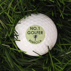 Personalised No.1 Golfer Golf Ball