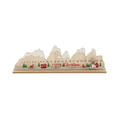 Product detail of the personalised wooden Santa Christmas countdown calendar