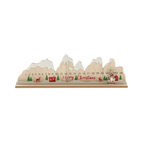 Product detail of the personalised wooden Santa Christmas countdown calendar