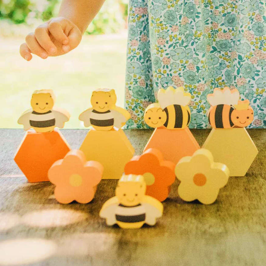 Personalised Child's Bee Stacking Toy