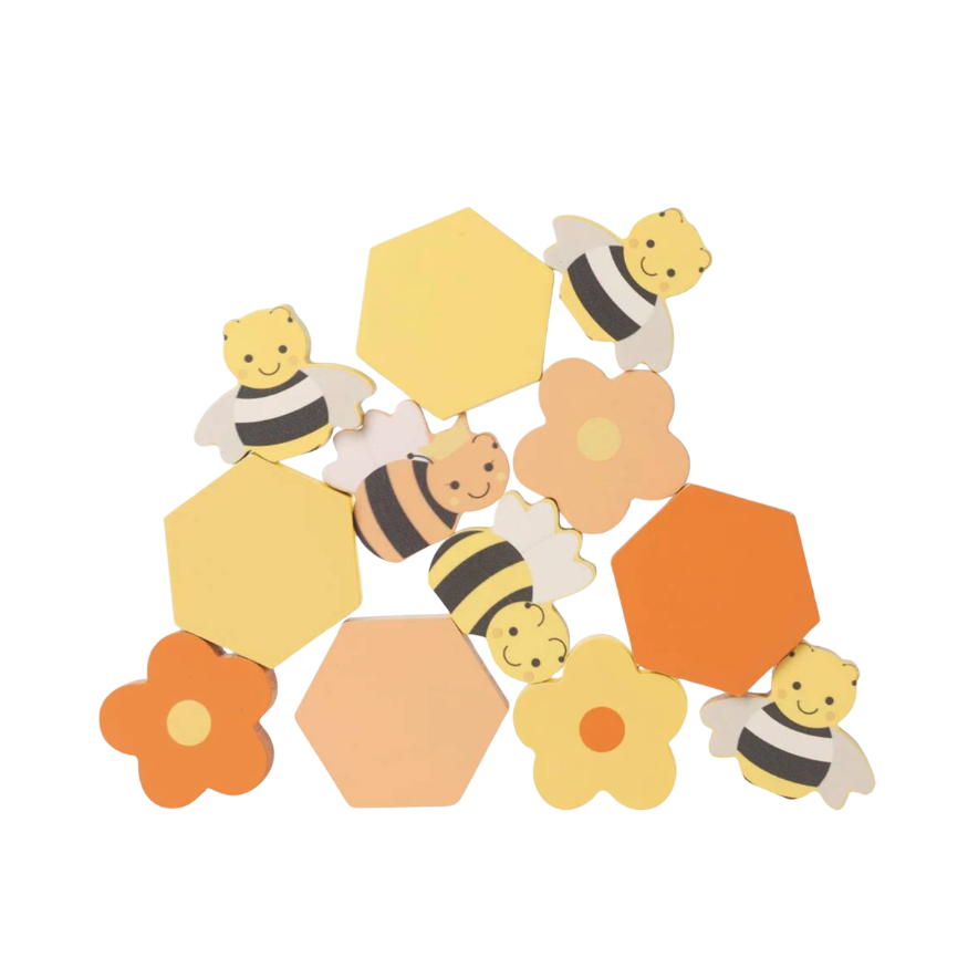 Personalised Child's Bee Stacking Toy