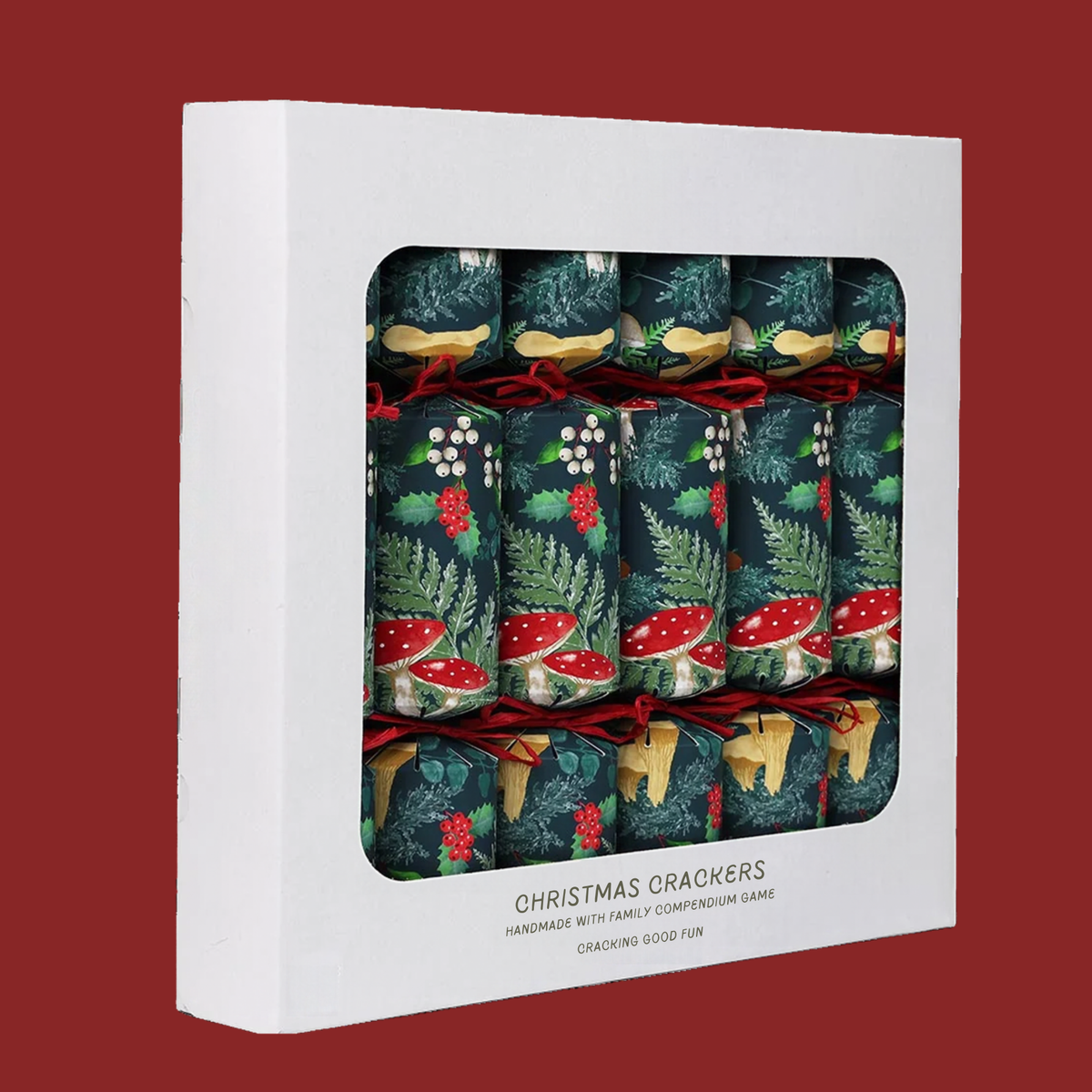 Midnight Forest Green Christmas Crackers