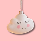 Personalised Sweet Dreams Cloud Christmas Bauble