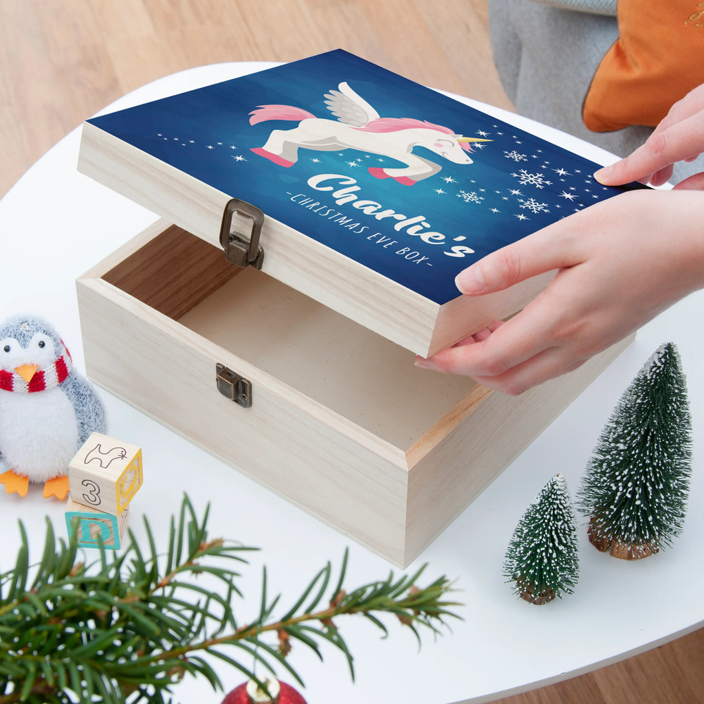 Personalised Baby Unicorn Christmas Eve Box