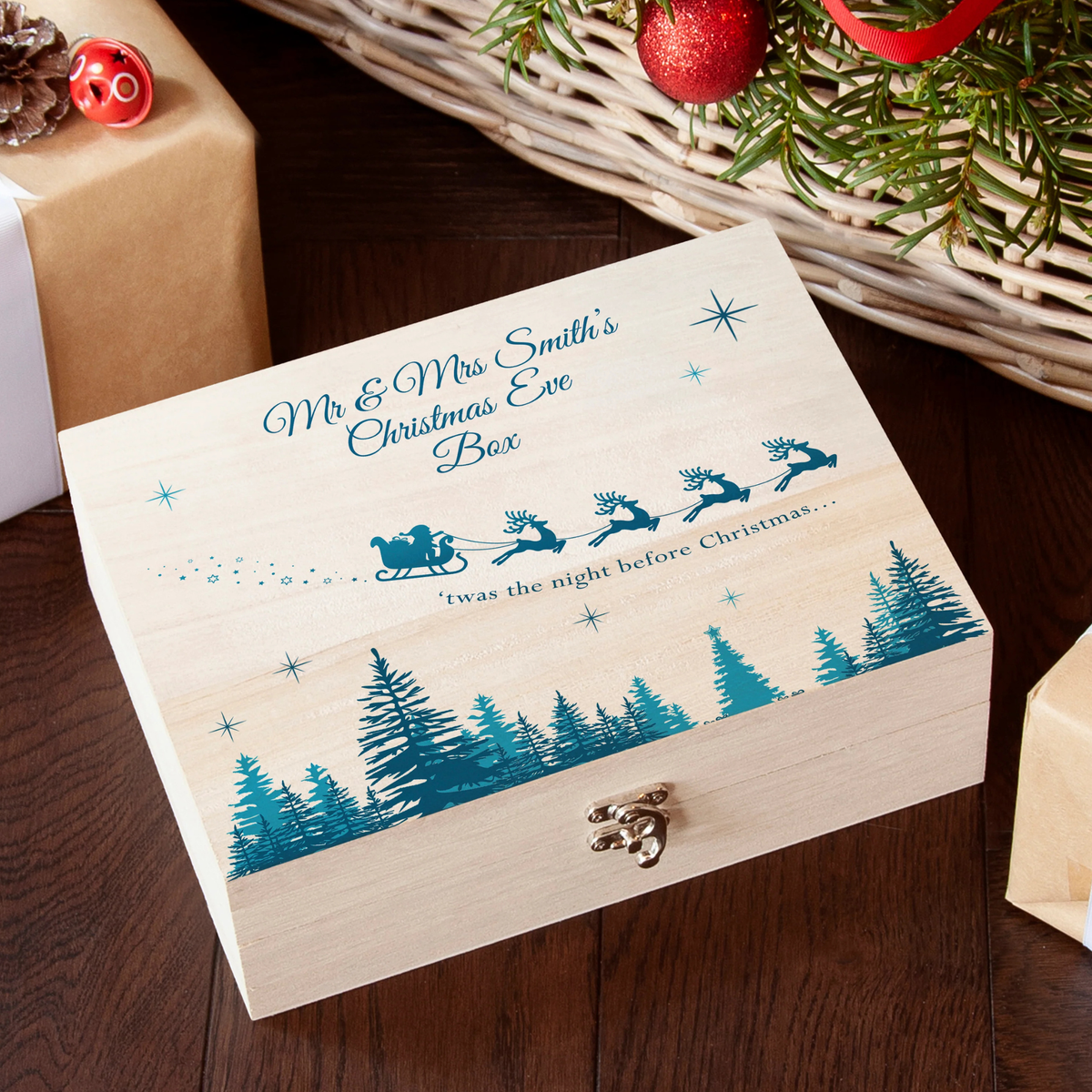 Personalised 'Twas the Night Before Christmas Box