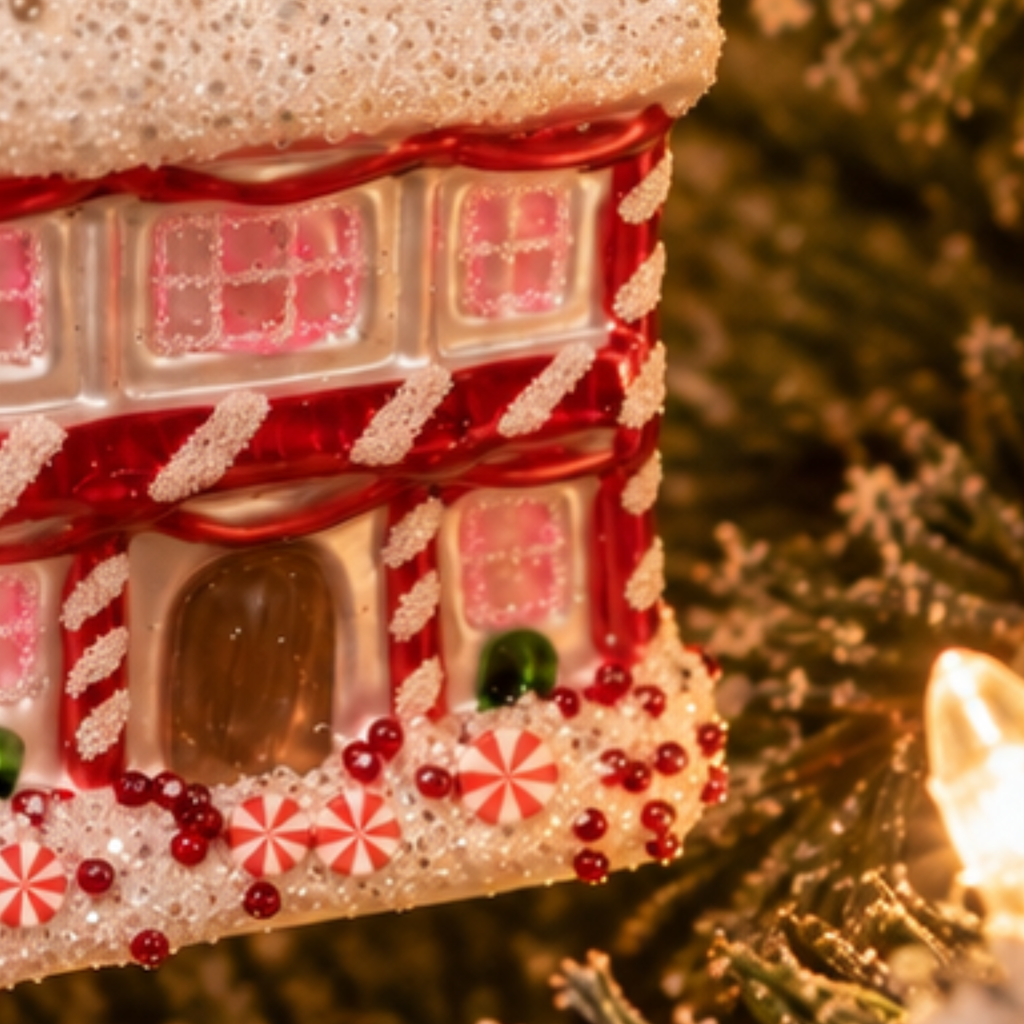 Fairytale Gingerbread House Christmas Bauble