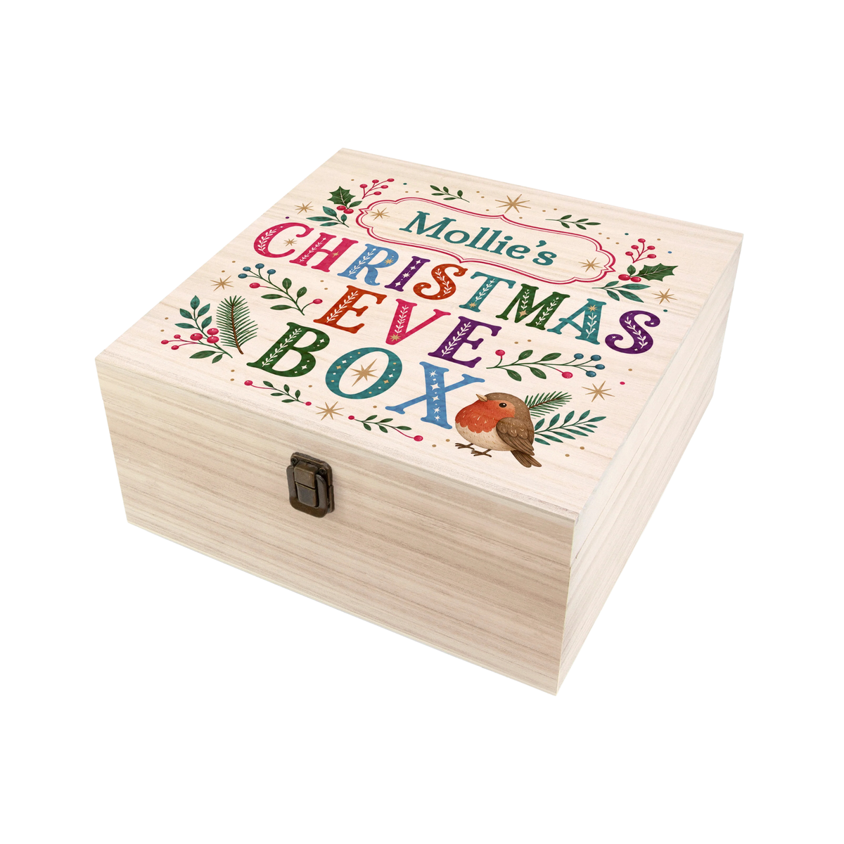 Personalised Winter Botanicals Christmas Eve Box