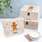 Personalised Gingerbread Man Christmas Eve Box