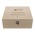 Personalised Large Wooden Christmas Eve Box
