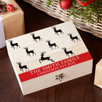 Personalised Reindeer Family Christmas Eve Box