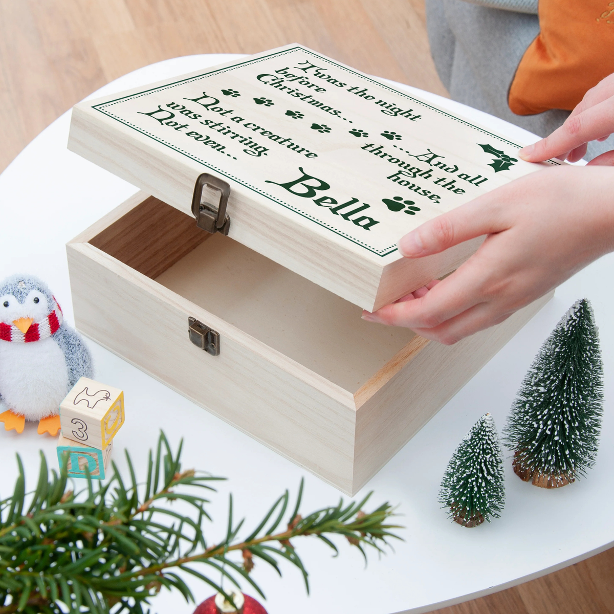 Personalised Pet's 'Twas the Night Before Christmas Eve Box