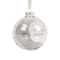Baby's First Christmas Moon and Stars Bauble