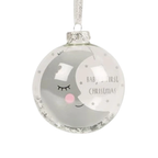 Baby's First Christmas Moon and Stars Bauble