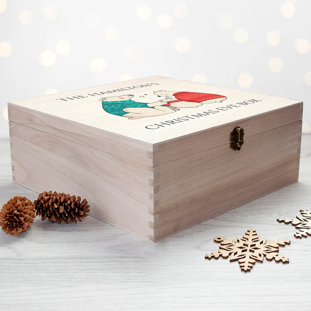 Personalised Polar Bear Christmas Eve Box