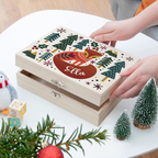 Personalised Scandi Fox Christmas Eve Box