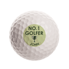 Personalised No.1 Golfer Golf Ball