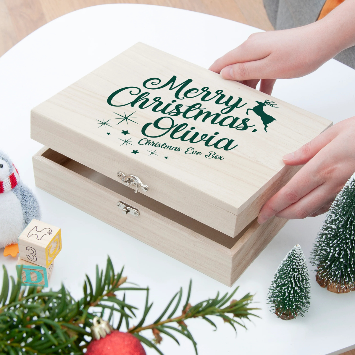 Personalised Rudolf Christmas Eve Box