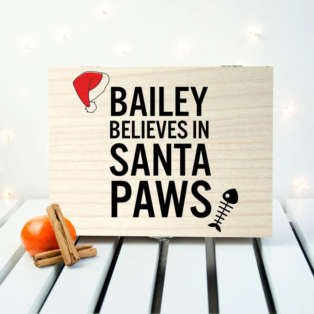 Personalised Santa Paws Christmas Eve Box