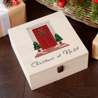 Personalised Festive Door Christmas Box