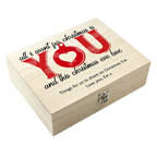 Personalised Romantic Couples Christmas Eve Box
