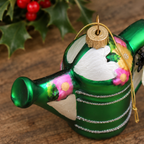 Green Watering Can Christmas Bauble