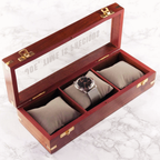 Personalised Wooden Watch Box